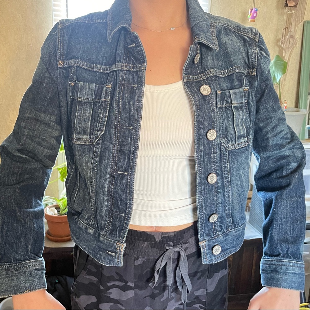 Express Dark Blue Jean Jacket